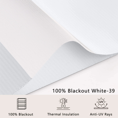 Motorized Zebra Roller Blinds 100% Blackout