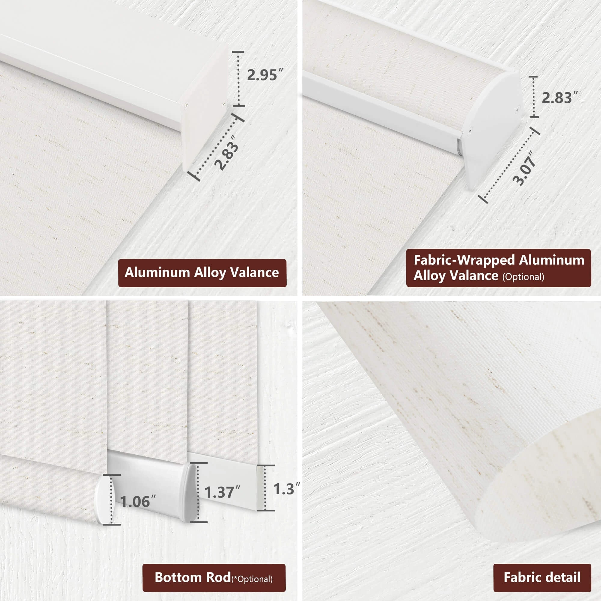 Motorized Light Filtering Roller Shades 70% Blackout Linen
