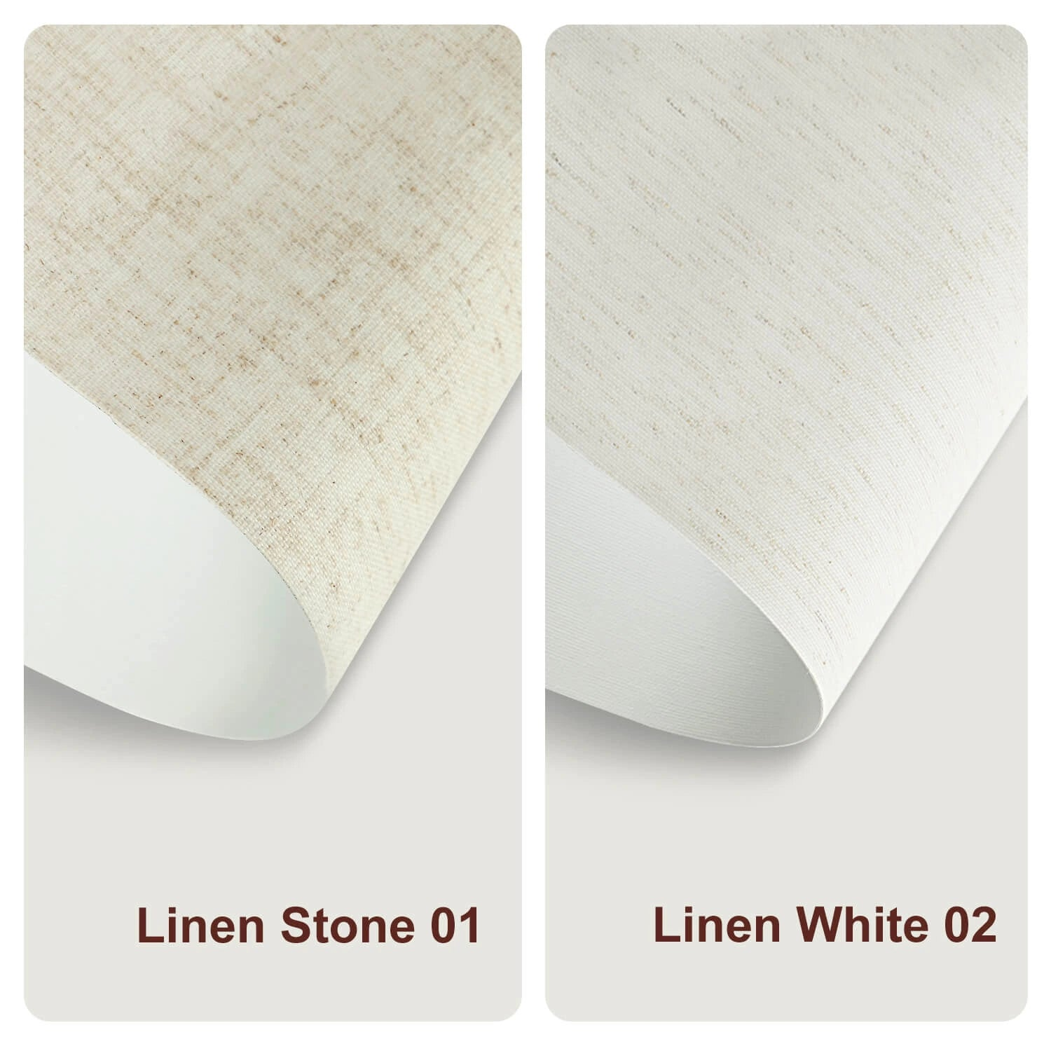 Motorized Roller Shades 100% Blackout Linen