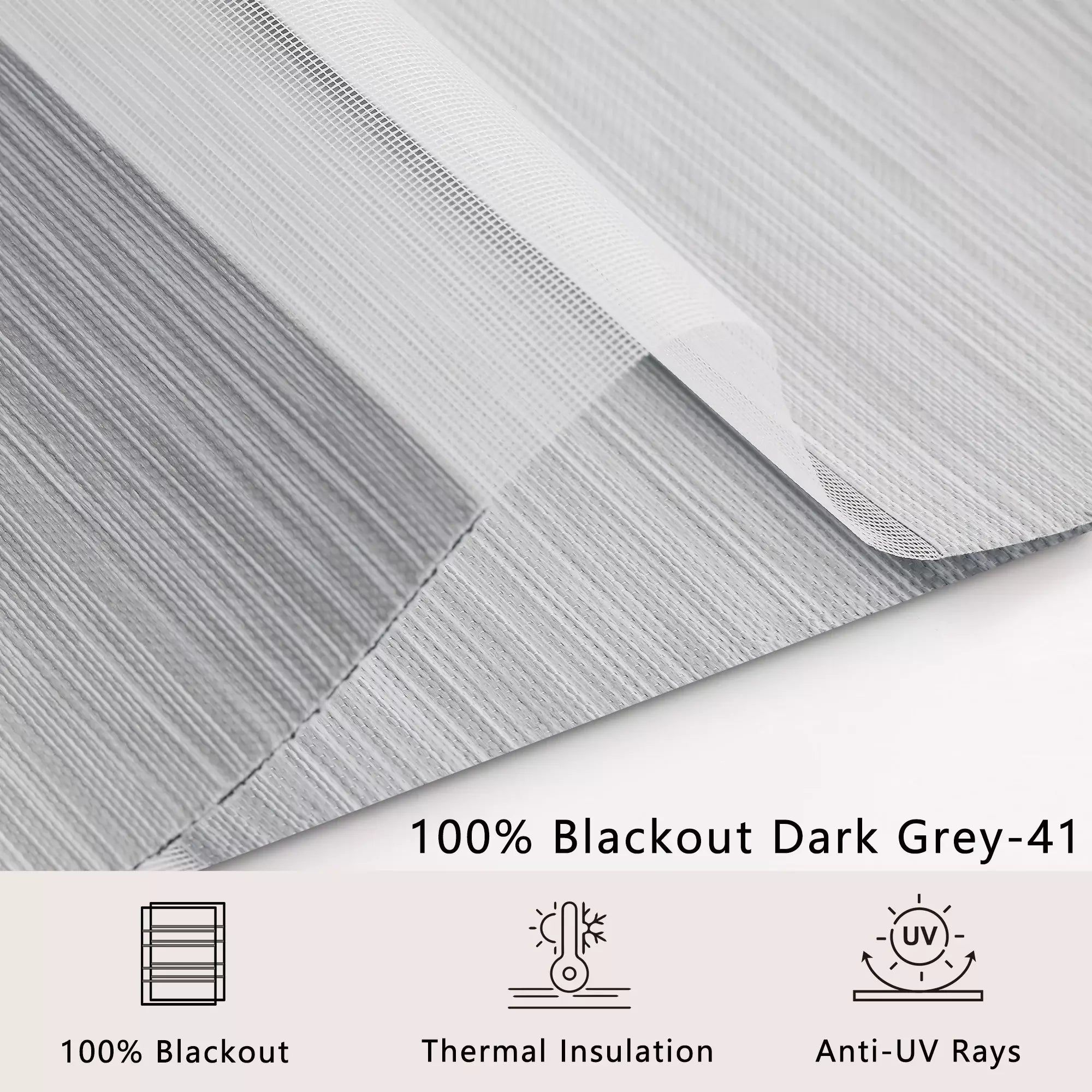 Motorized Zebra Roller Blinds 100% Blackout