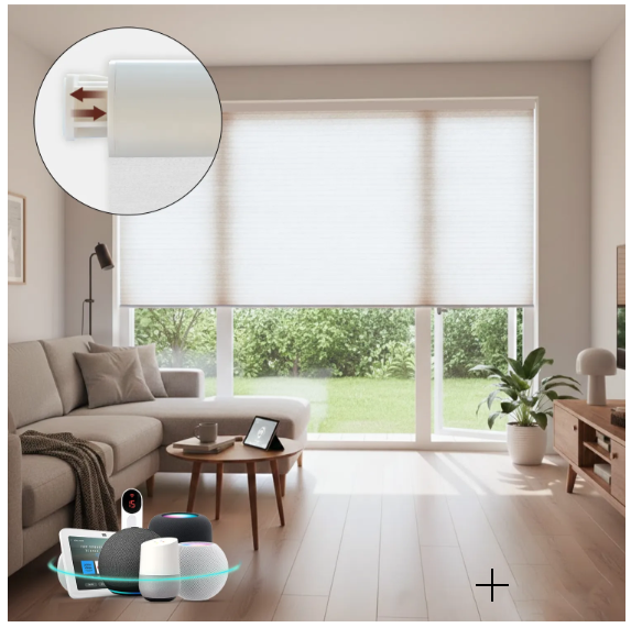 No Drill Cellular Shades-cs